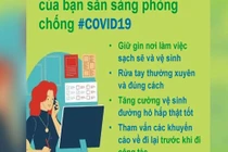 WHO khuyến cáo cách phòng chống Covid-19 tại nơi làm việc