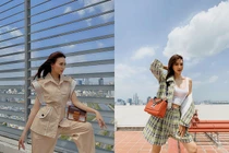 Ninh Dương Lan Ngọc khoe gu thời trang sành điệu trong những ngày ở nhà tránh dịch