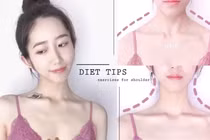 Bài tập 10 phút giúp 'vai u thịt bắp' hóa bờ vai mong manh, gợi cảm.