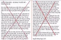 Truy tìm kẻ tung tin nhảm “dùng Ketamin làm thuốc mê để cướp tài sản”