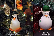 Các đồ vật trang trí Noel tự chế ấn tượng