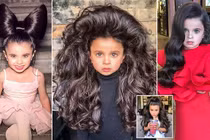 Mê mẩn mái tóc bồng bềnh của bé gái 5 tuổi, mọi cô gái đều mơ ước