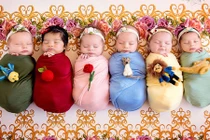 Tan chảy bộ ảnh đáng yêu của 6 nàng công chúa nhỏ