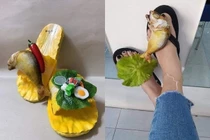 Loạt mẫu dép độc đáo hình rau củ quả khiến ai cũng thích thú