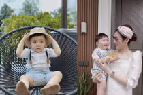 Ngắm gu thời trang sành điệu của quý tử nhà Á hậu Tú Anh