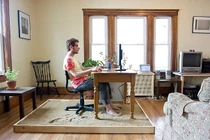 Muôn kiểu bàn làm việc độc lạ trang trí nhà