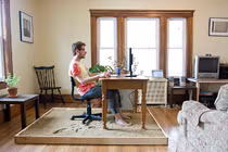 Muôn kiểu bàn làm việc độc lạ trang trí nhà