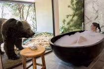 Khách hàng đứng tim vì view khủng của khách sạn