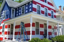 Những ngôi nhà với kiểu sơn ngoại thất khác lạ