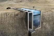 Tận mục nhà nằm giữa vách đá view hướng ra biển