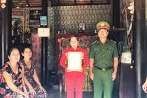 Thăng cấp bậc quân hàm cho chiến sỹ hy sinh khi cứu hộ cứu nạn