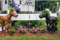 Tự chế đồ trang trí vườn siêu đáng yêu