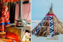 Cuộc sống trong những chiếc lều của người chăn tuần lộc ở Nga