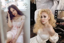 “Đỏ mặt” với phong cách thời trang khoe ngực của “bà Tưng” Huyền Anh