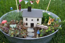 Trang trí nhà ấn tượng với chậu tiểu cảnh mini tuyệt đẹp