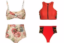 Loạt bikini cạp cao siêu yêu cho nàng béo tự tin đi biển ngày hè