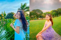 Con gái 14 tuổi MC Quyền Linh xinh đẹp, ăn mặc cực nữ tính