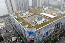 Những tòa biệt thự kỳ lạ trên nóc nhà cao tầng