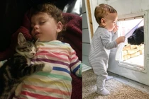 Ngắm bộ ảnh trẻ nhỏ với thú cưng vô cùng ngộ nghĩnh