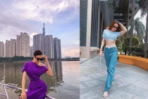 Bí quyết giúp Trà Ngọc Hằng giữ vóc dáng nóng bỏng, vòng ba 1m17