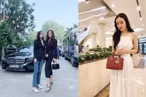 Em gái hoa hậu Mai Phương Thúy ăn mặc sành điệu chẳng kém chị gái