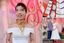 Choáng váng của hồi môn tính vội cũng được hơn 1kg vàng của cô dâu Trà Vinh