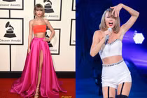 “Nhức mắt” trang phục khoe eo thon của nữ ca sĩ Taylor Swift