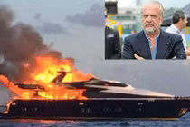 Phát hoảng du thuyền chở nhiều đại gia bỗng bốc cháy giữa biển