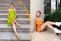 Sau khi tháo bỏ túi ngực, Thúy Vi vẫn ăn mặc sexy hết nấc