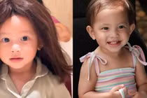 Không nhận ra con gái Hồ Ngọc Hà khi đội tóc giả