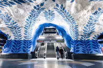 Choáng ngợp với những ga tàu điện lộng lẫy, xa hoa nhất thế giới