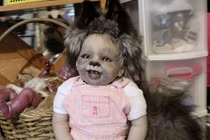 Rùng rợn bộ sưu tập búp bê được làm từ xương và răng người thật