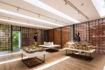 Tận mục tòa nhà bằng gạch thông gió nổi bật ở Hà Nội