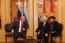 Tổng Bí thư Nguyễn Phú Trọng tiếp Chủ tịch Đảng Cộng sản Liên bang Nga