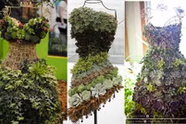 Làm giỏ hoa trang trí độc đáo từ giá ma nơ canh