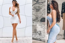 Nóng mắt với thời trang kiệm vải của siêu mẫu Nga có vòng ba “khủng”