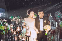 Soi biệt thự của chú rể tổ chức đám cưới đình đám từ Bắc vào Nam