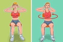 Bài tập với ghế đốt cháy mỡ bụng cực nhanh 