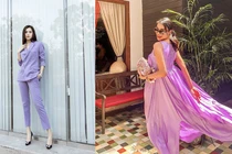 Sao Việt thi nhau diện trang phục tím đọ dáng dịp hè
