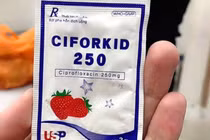 Kháng sinh Ciforkid bao bì thân thiện trẻ em nhưng bên trong là thuốc "độc"?