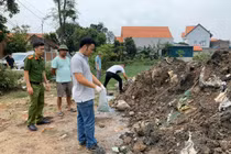 Hải Dương: Chôn lấp hơn 400 tấn chất thải, 3 đối tượng bị khởi tố