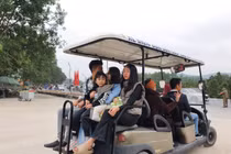 Cấm xe điện 4 bánh hoạt động chở khách tại Khu di tích Côn Sơn