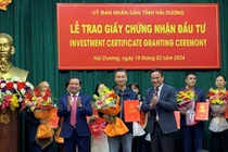 Hải Dương: Thêm 9 dự án được trao giấy chứng nhận đầu tư