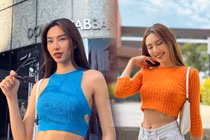 Hoa hậu Thùy Tiên tự tin diện croptop khoe vòng eo 58 