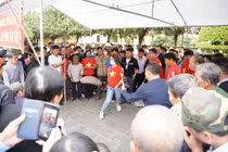 Về Hải Dương, xem nữ pháo thủ chơi pháo đất