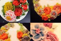 Khéo tay làm bánh xôi hoa đậu đẹp không nỡ ăn