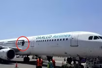 Máy bay Airbus bị thủng thân khi ở giữa trời