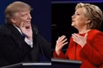 Những màn tranh luận nảy lửa giữa Hillary và Trump