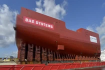 Xem di dời thân tàu sân bay lớn nhất của Hải quân Anh