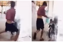 Cười vỡ bụng màn kungfu rửa xe thần sầu của chàng trai